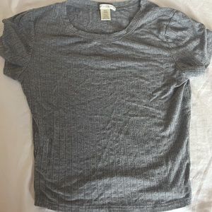 BOZZOLO -Juniors Ribbed Cropped Top